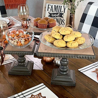 Rynx | Pearl Dessert Stand, Set of 3 | Choose Your Style