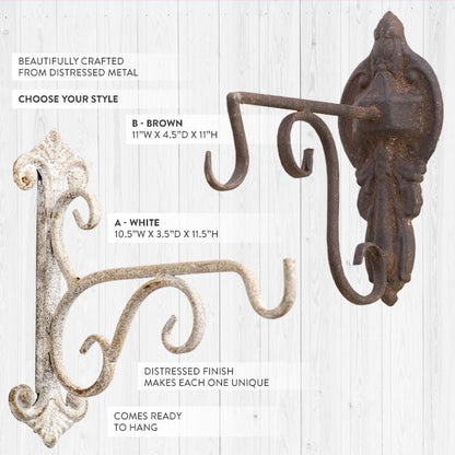 Rynx | Antique inspired artistic garden hook, choose your style