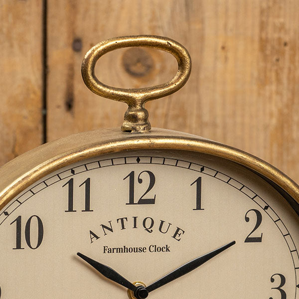 Rynx | Antique bronze table clock