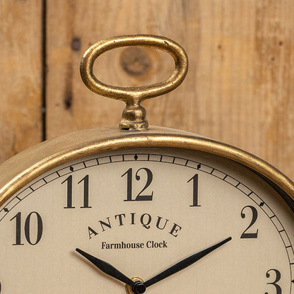 Rynx | Antique bronze table clock