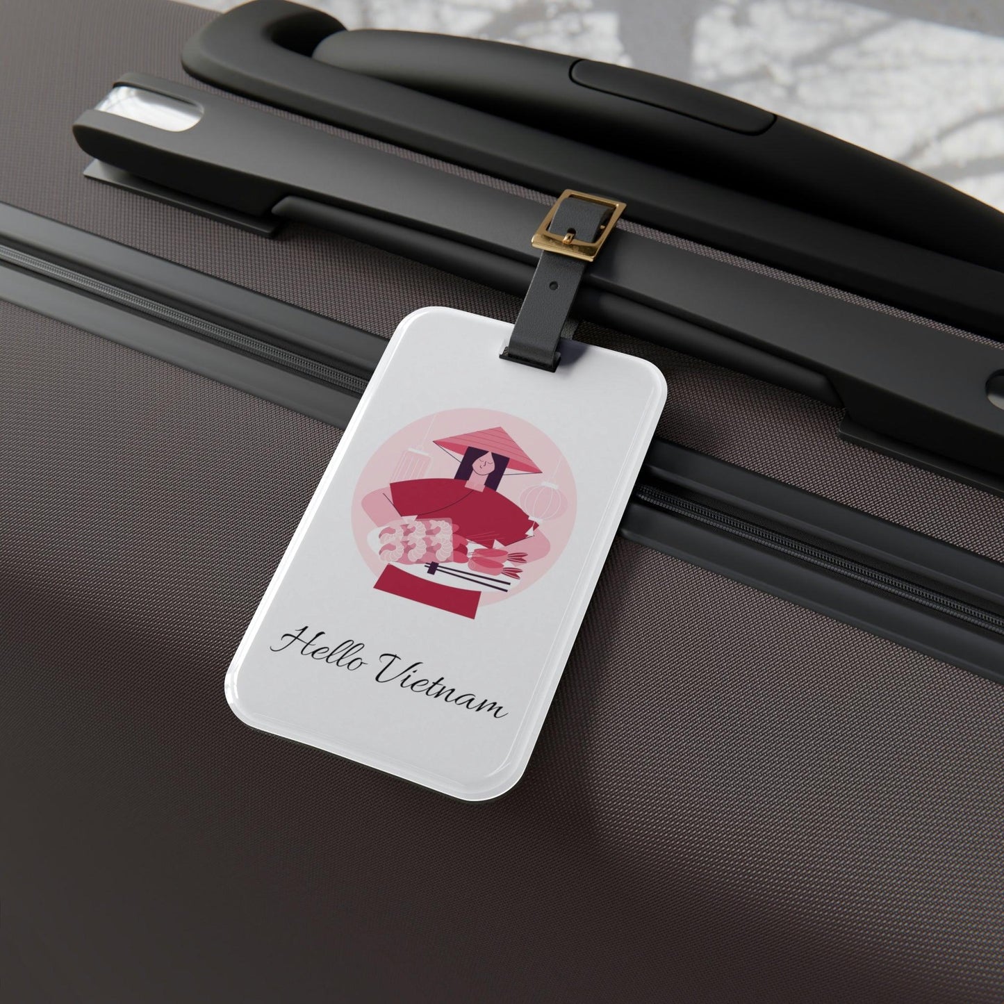 Rynx | Personalized Elegant Acrylic Luggage Tag Collection: Travel with Flair