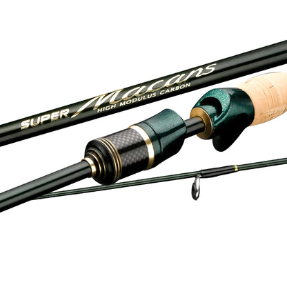 Rynx | Portable carbon fishing rod 1.8m/2.1m/2.4m | 4-5 section travel spinning rod