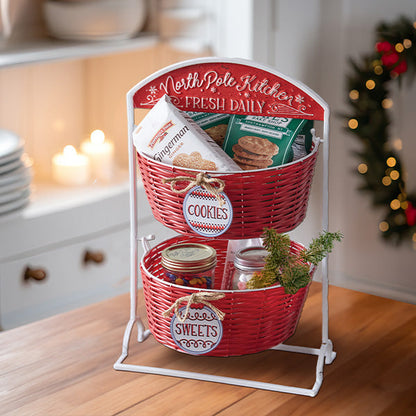 Rynx | North Pole Kitchen Layered Basket Stand