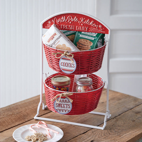 Rynx | North Pole Kitchen Layered Basket Stand