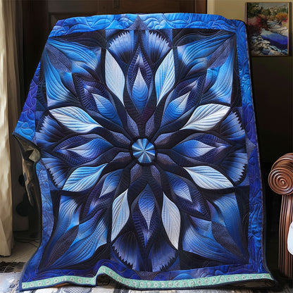 Rynx | Mystic Blue Petals Quilt