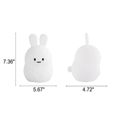 Rynx | Modern Creative Sweet Rabbit Pat Silicone USB LED Night Light Table Lamp