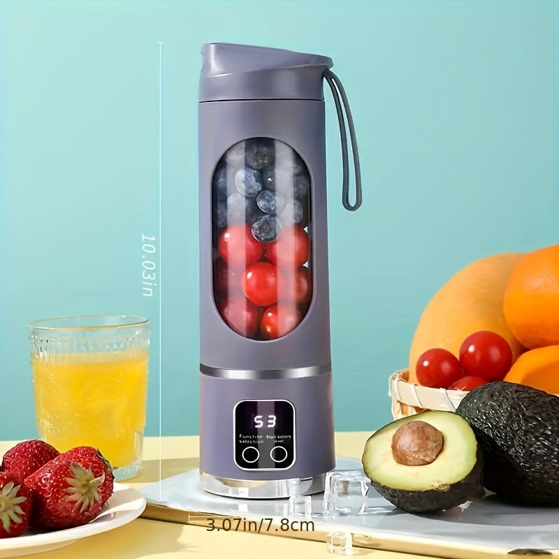 Rynx | Portable USB-Rechargeable Blender & Juicer – Easy to Clean, Perfect for Fruit & Vegetable Drinks, Milkshakes, 10.14oz to 16.91oz Capacity