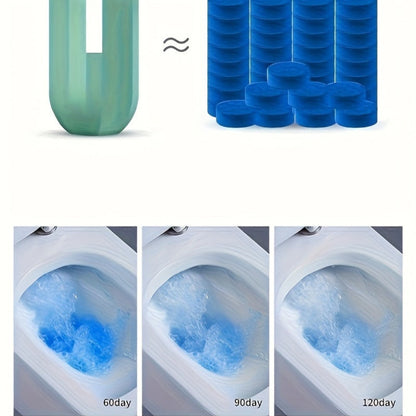 Rynx | DDOXOO Magic Bottle Toilet Cleaner Gel - Antibacterial Automatic Toilet Bowl Cleaner | Plastic Surface Safe, Fresh Scent Blue Bubble, Sodium Lauryl Sulfate (250g Pack)