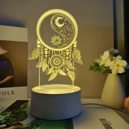 Rynx | DreamLight - 3D Dreamcatcher LED Table Lamp