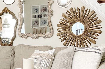 Rynx | Antique Gold Sunbeam Mirror