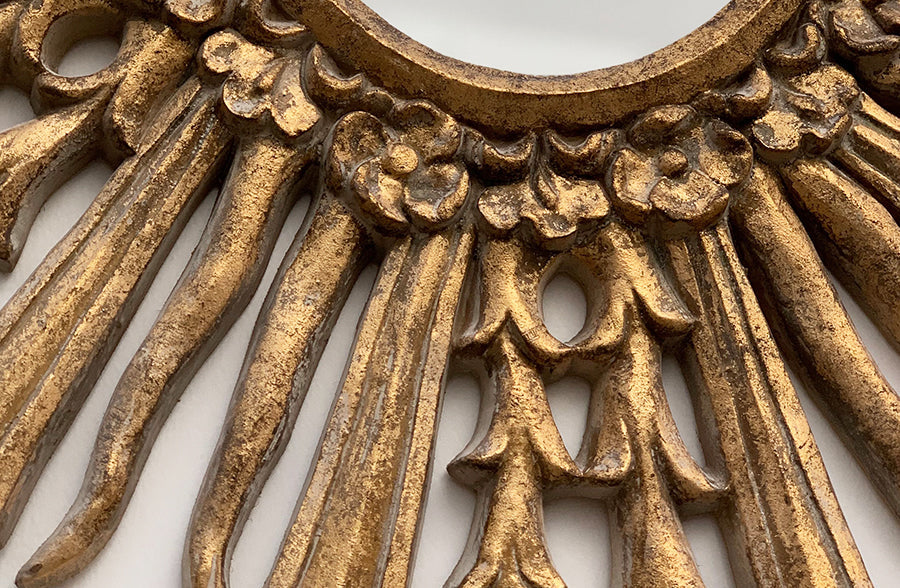 Rynx | Antique Gold Sunbeam Mirror