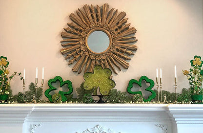 Rynx | Antique Gold Sunbeam Mirror