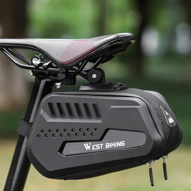 Rynx | Waterproof hard shell bike saddle bag with quick release