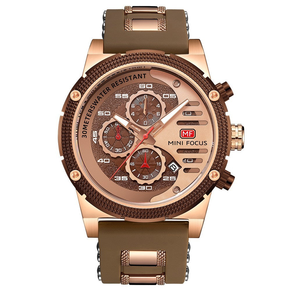 Rynx | Men's Multifunctional Waterproof Quartz Watch Luminous Sports Watch