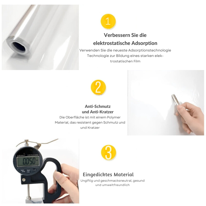 RYNX | Eco-Friendly Electrostatically Absorbent Wall Protection Foil