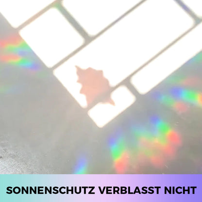 Rynx | PVC Colorful Adsorption Rainbow Glass Window Stickers, 6 pcs