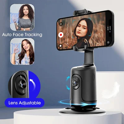 RYNX | 📸360° Rotation Smart Auto Face Object Tracking Holder