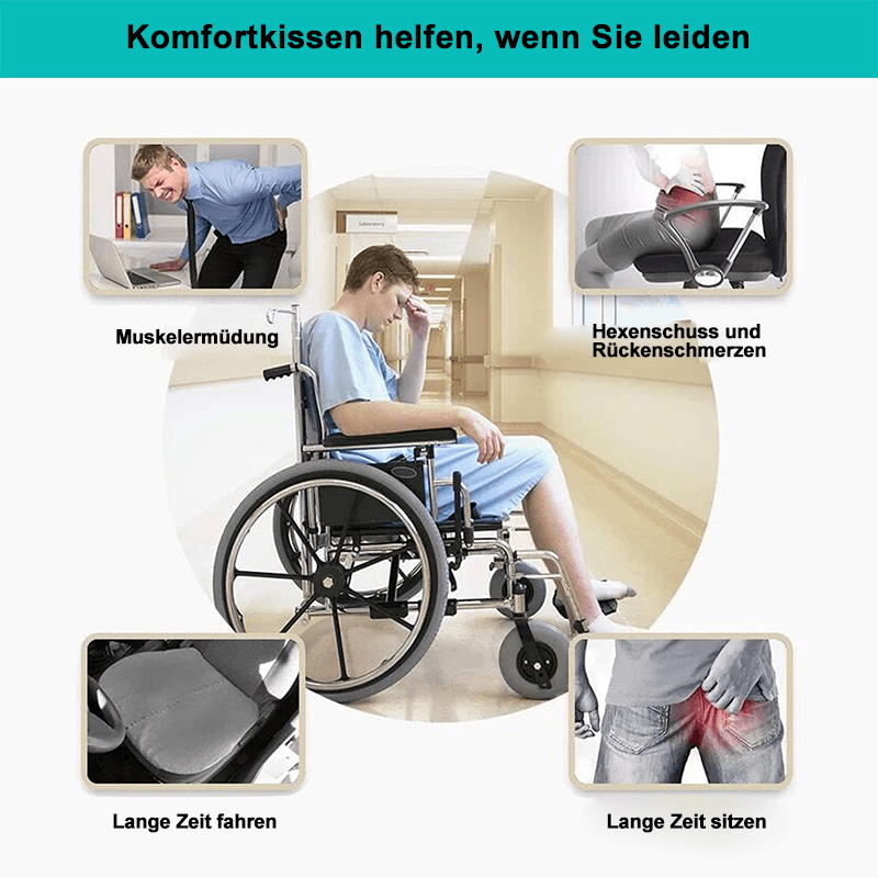 Rynx | Super Soft Silicone Back and Butt Comfort Cushion