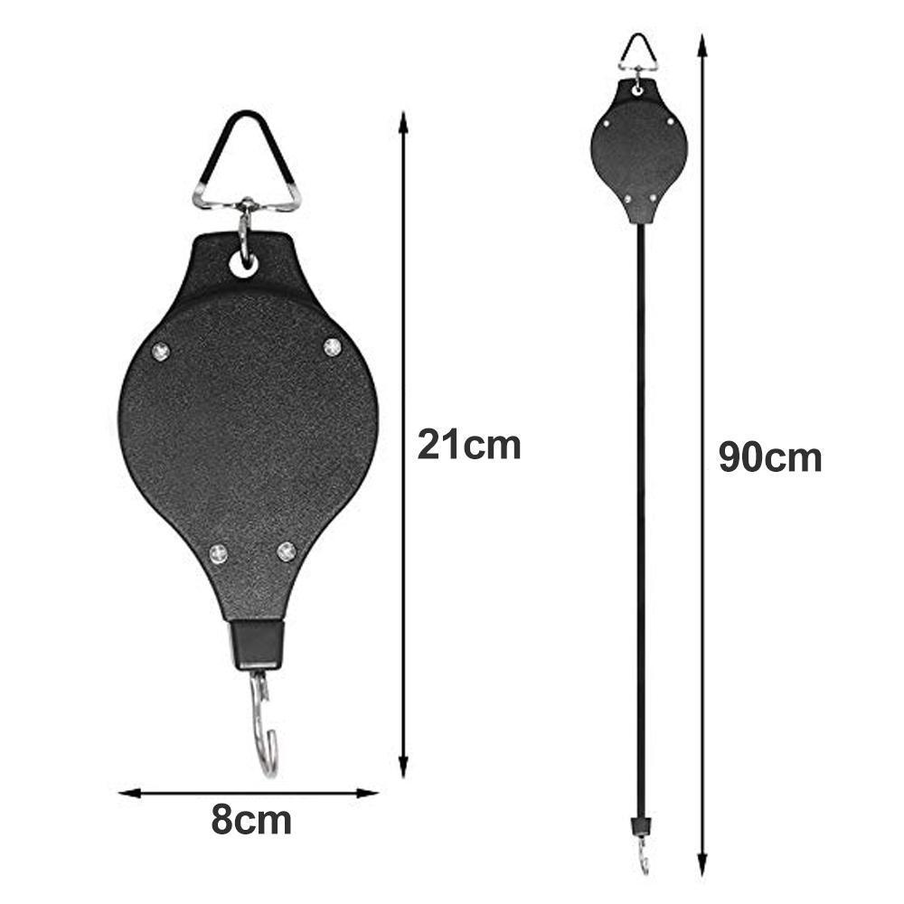 Rynx | Retractable Hook, Plant Pulley for Garden Pots and Bird Feeders
