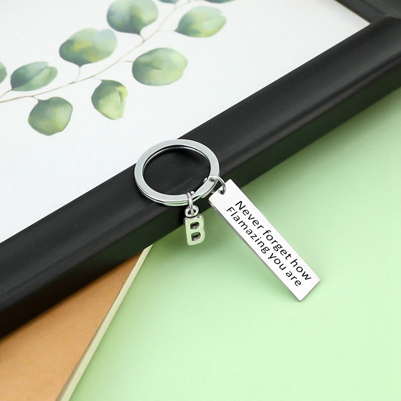 Rynx | Inspiring keychain made of stainless steel