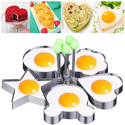 Rynx | Stainless Steel Fried Egg Molds