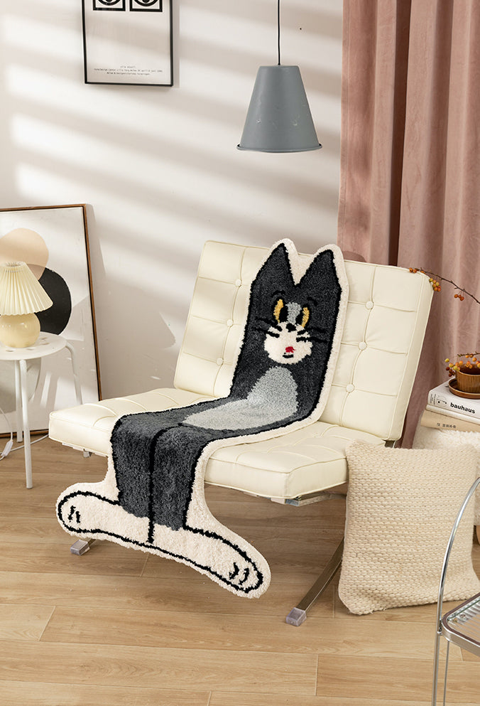 Rynx | Cat Tom Frog Bath Mat Bedroom Rug, Funny Cartoon Animal Soft Plush Water-Absorbing Mat, Machine Washable