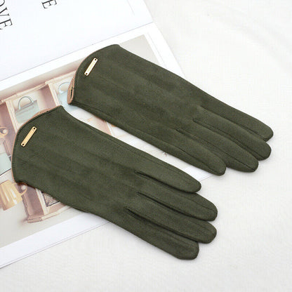 RYNX | Classic Suede Women'S Gloves - Suavetouch Green