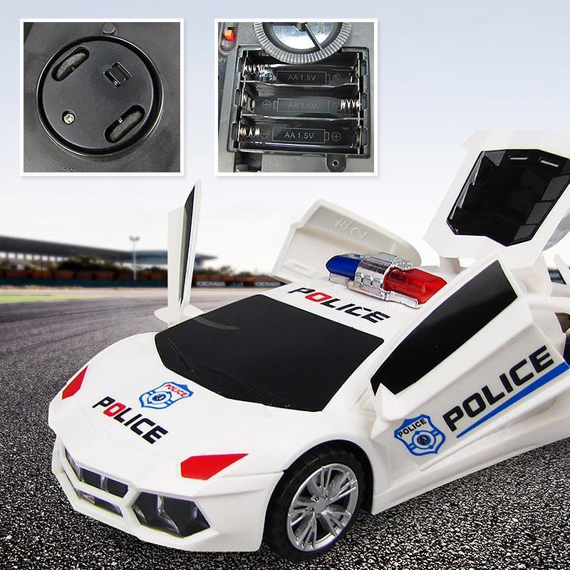 Rynx | 360 Degree Steering Wheel Musical LED that Illuminates Electronic Police Car