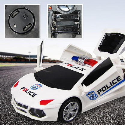 Rynx | 360 Degree Steering Wheel Musical LED that Illuminates Electronic Police Car