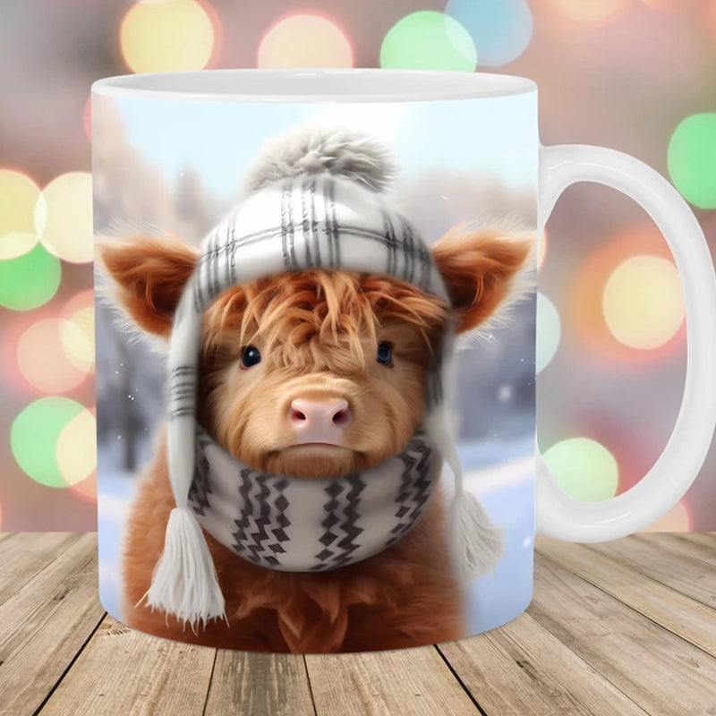 Rynx | Highland Cow Ceramic Mug
