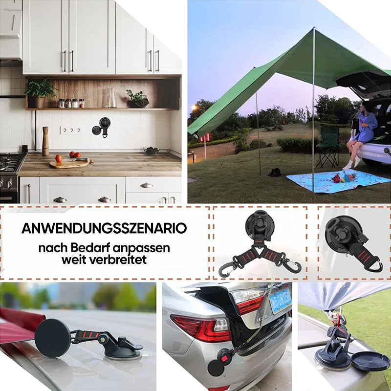 Rynx | Robust Vacuum Suction Cup with Hook