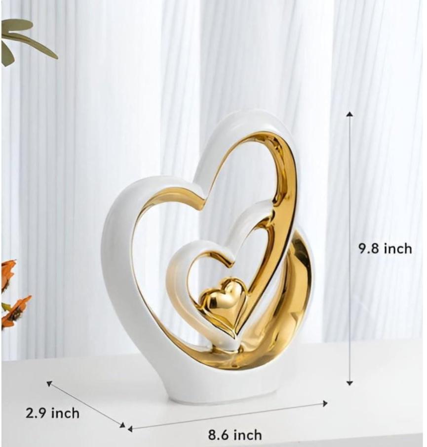 Rynx | Elegant - Twin Hearts Timeless Decoration