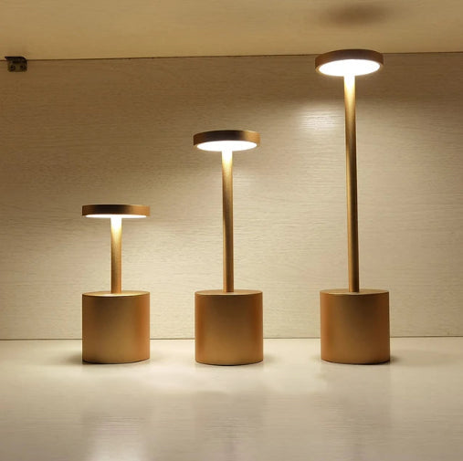 Rynx | LumaLite Rechargeable LED Table Lamp | Wireless | Dimmable | Modern Design for Restaurants and Home