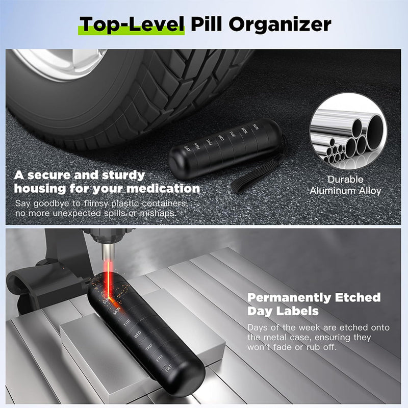 RYNX | 7 Days Portable Pill Organizer For Travel