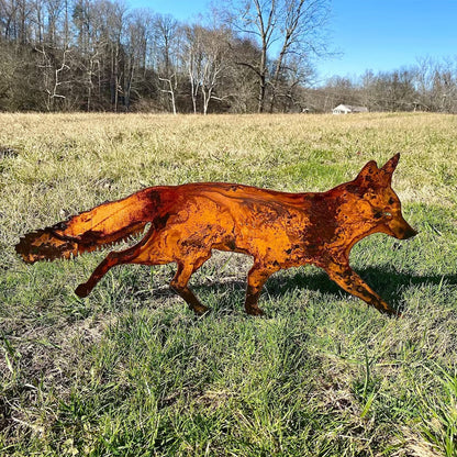 Rynx | Metal Fox Garden Decoration