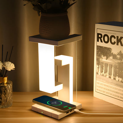 Rynx | Eclipse Aura - Floating Table Lamp with Wireless Charger