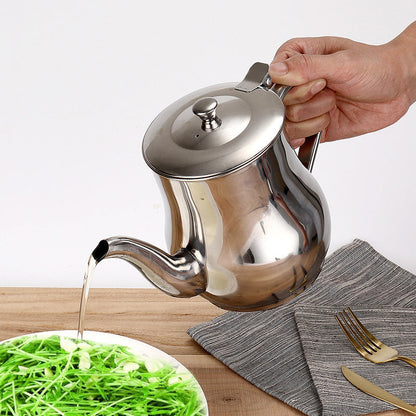 Rynx | Stainless Steel Oil Dispenser, Oil Dispenser with Removable Filter