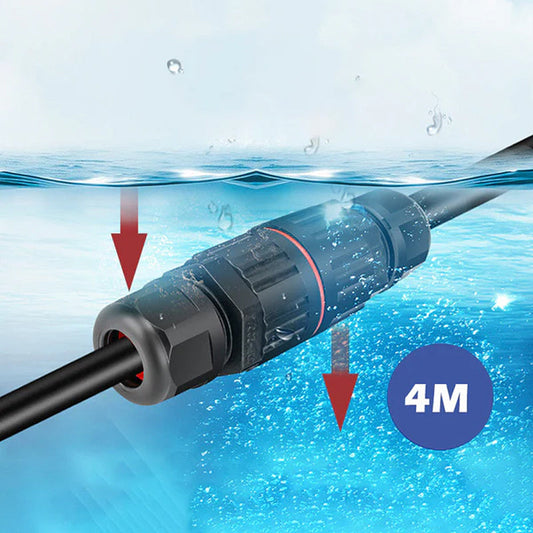 Rynx | Weatherproof electric cable connector for outdoor use