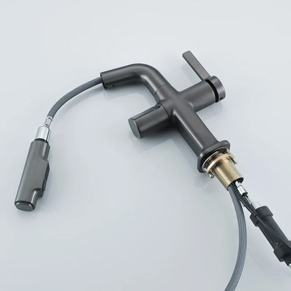 Rynx | Elegant House Brass Aqua View Bathroom Digital Faucet