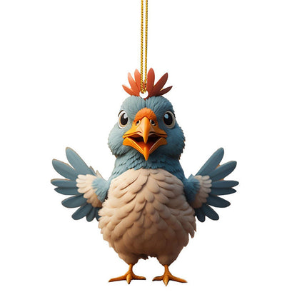 Rynx | Cartoon Rooster Decorative Ornaments