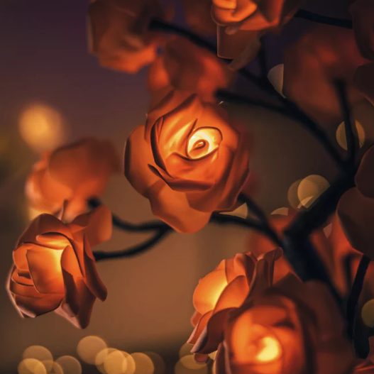 Rynx | BloomVerve - Radiant Rose Lamp