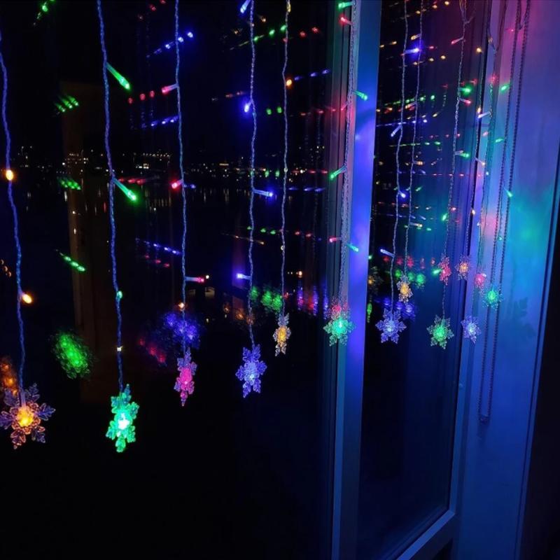 Rynx | Curtain Snowflake Led String Lights