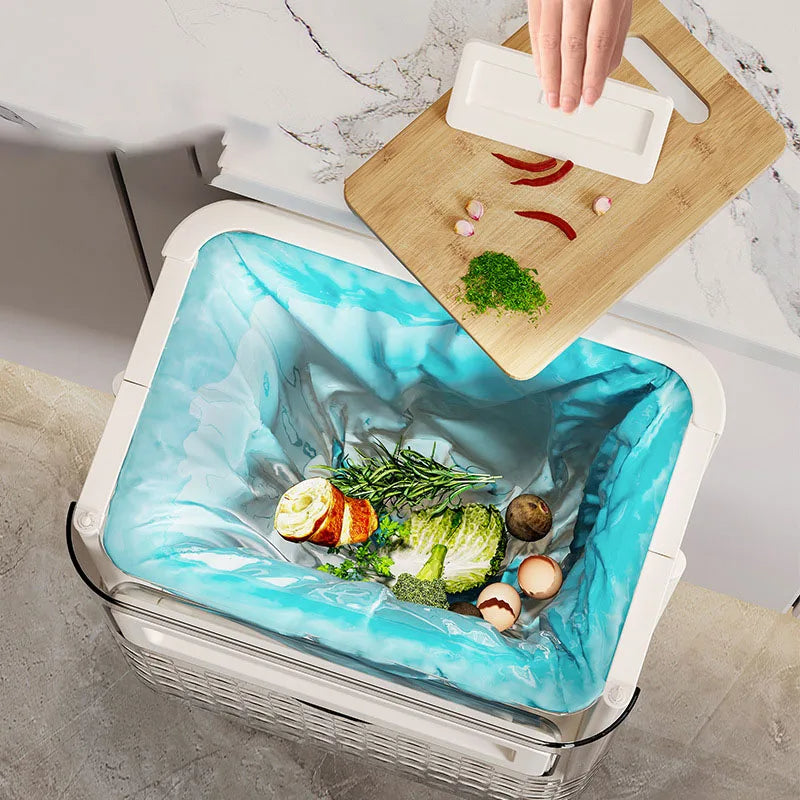 Rynx | Space Saver Door Hanging Foldable Garbage Can