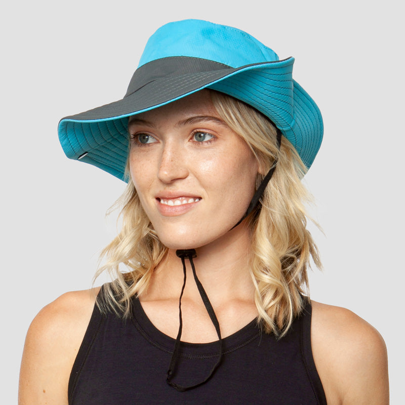 RYNX | SunWise UV Protection Foldable Sun Hat Blue