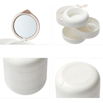 Rynx | Elegant stackable jewelry box – Practical storage with mirror and elegant design