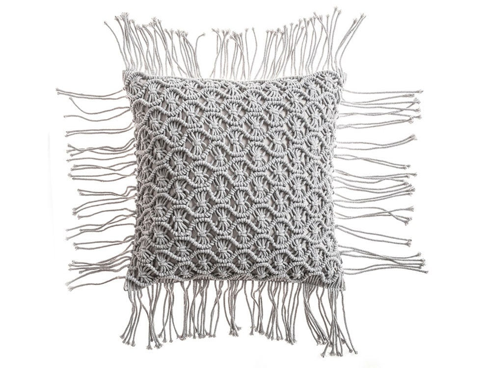 Rynx | Macrame Tassel Pillow Cover, Handmade Pillow Cover