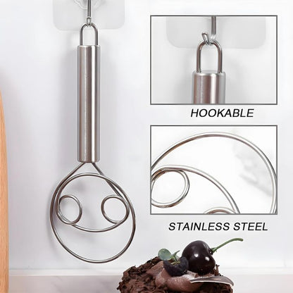 Rynx | Stainless Steel Dough Mixer for Easy and Clean Baking