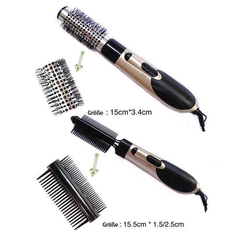 Rynx | 7in1 Professional multifunctional styling tools wide brush hair dryer straightener comb clip pipe roller brush