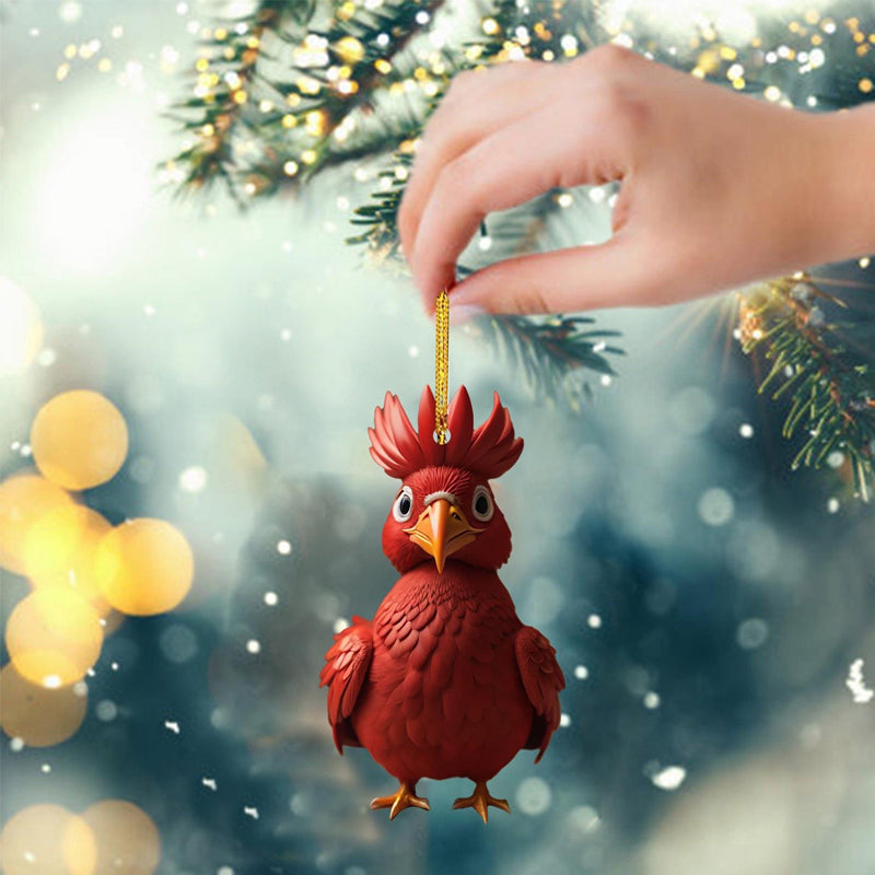 Rynx | Cartoon Rooster Decorative Ornaments