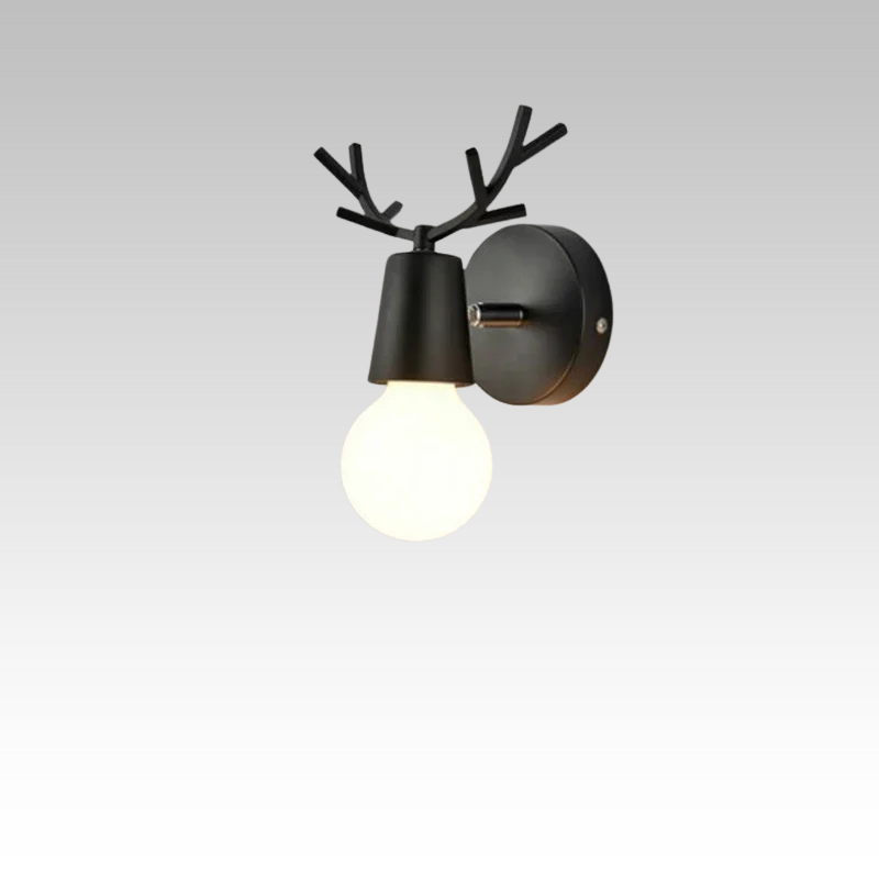 Rynx | AntlerGlow - Modern Adjustable Children's Room Wall Lamp